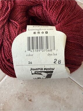Juniper Moon Finley Farm Merino Wool & Mulberry Silk Blend Yarn- Mulberry